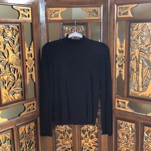 Who What Wear Knit Ruffle Hem Sweater Size M